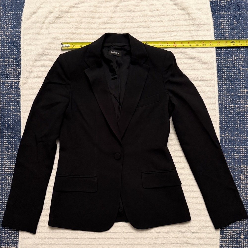 La Perla Black Women's Single-Button Blazer